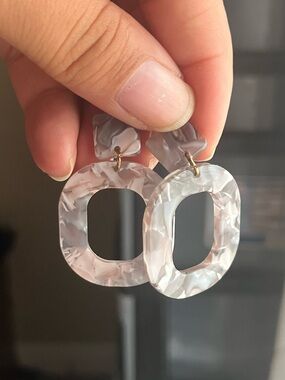 Marble Earrings